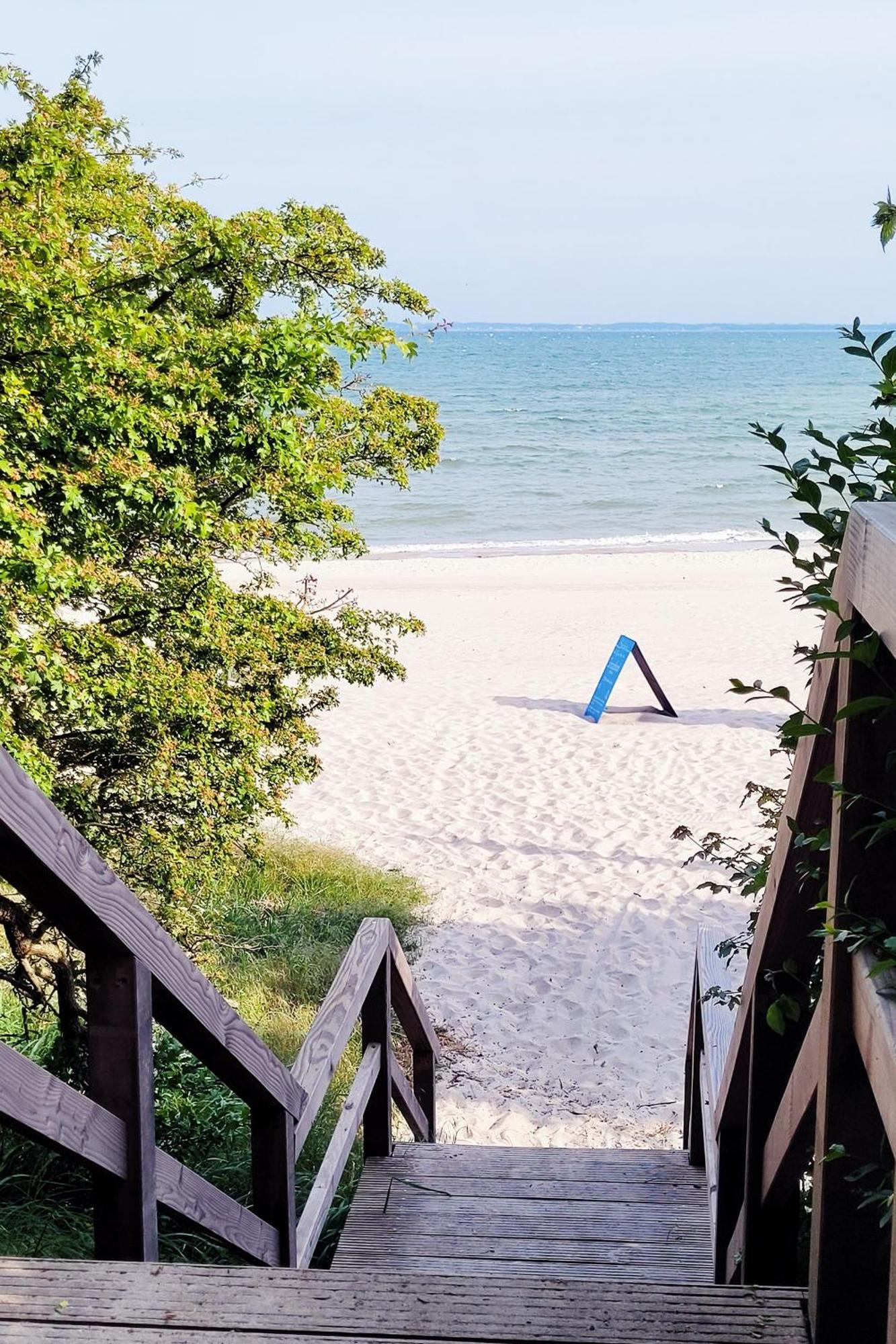 Ferienwohnung Mit Meerblick Und Terrasse - Nur 50 Meter Zum Strand - Inklusive Eigenem Parkplatz Und Fahrradunterstellplatz سيركسدورف المظهر الخارجي الصورة